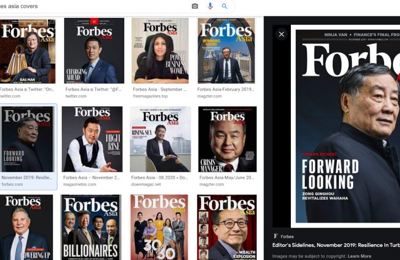 Yuan pay Forbes