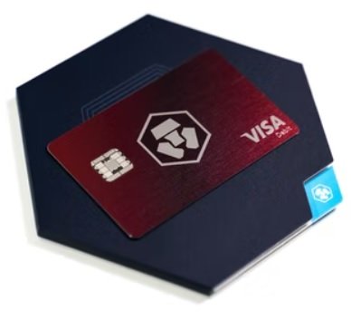 Crypto.com Ruby Steel Visa-kort