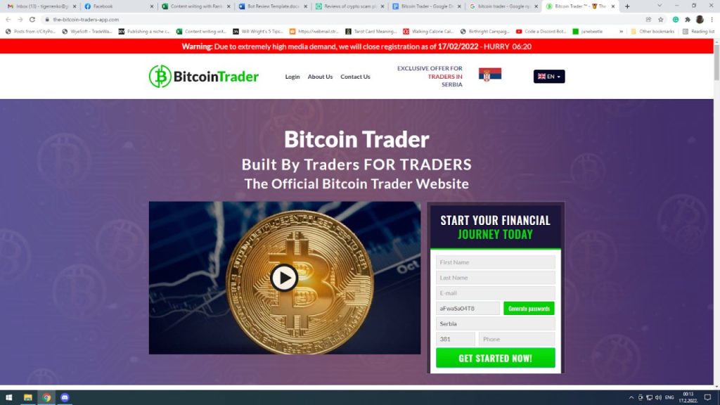 Er Bitcoin Trader lovlig eller en svindel?