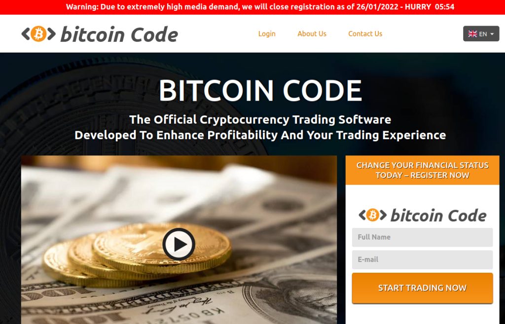 Bitcoin Code nettsted