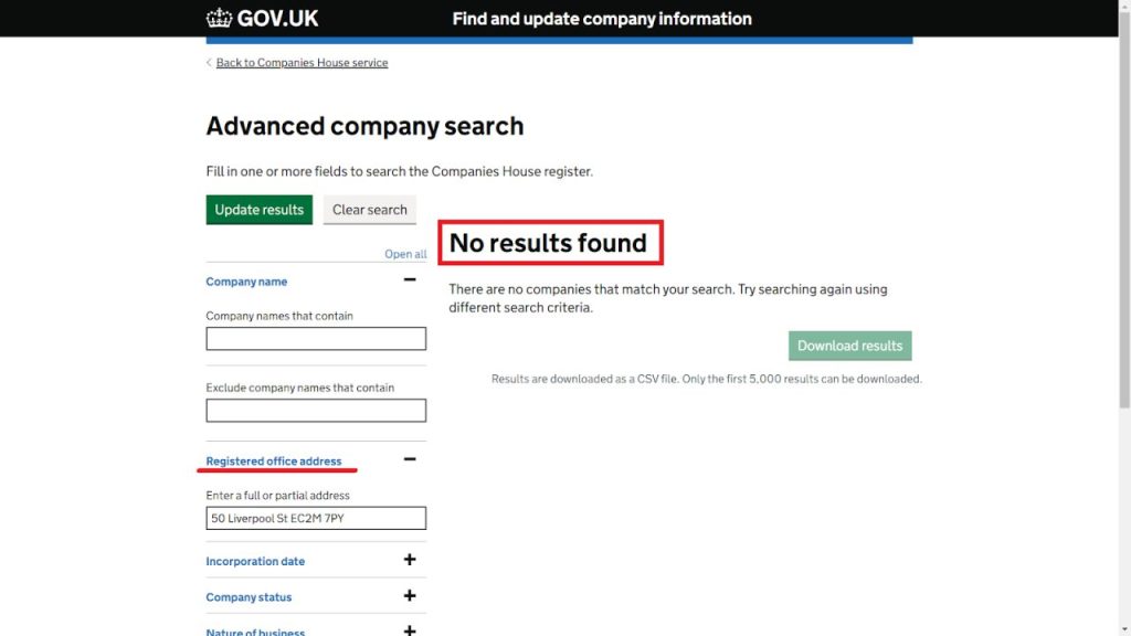 ingen resultater funnet på gov.uk for kryptokode